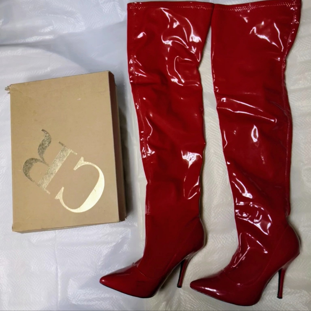 Charlotte Russe Size 6 Thigh High Heels